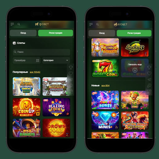 Скачать казино Риобет на Андроид